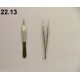 22.13 - Hard anatomical tweezers ADSON - straight, length 12 cm