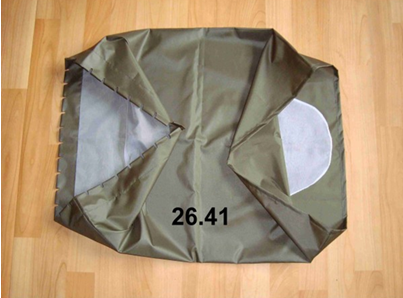 A sweeping bag of the diameter 35 cm